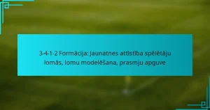 3-4-1-2 Formācija: Jaunatnes attīstība spēlētāju lomās, lomu modelēšana, prasmju apguve